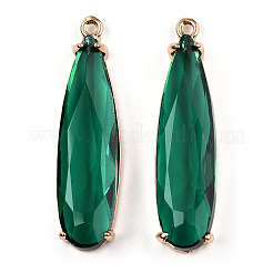 Transparent Glass Pendants&nbsp;GLAA-T007-15D