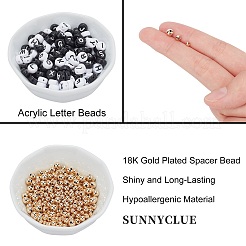 DIY Children's Day Gift Stretch Bracelets Making Kits&nbsp;DIY-SC0012-80