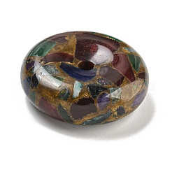 Synthetic Gold Clinquant Stone Pendants&nbsp;G-P549-03A