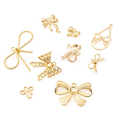 18Pcs 9 Styles Brass Pendants&nbsp;KK-TA0001-87