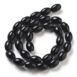 Natural Black Jasper Beads Strands&nbsp;G-B106-B17-01