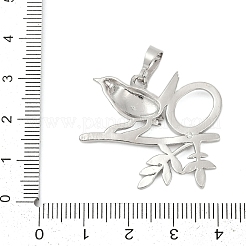 Brass Pendant Cabochon Settings&nbsp;KK-S521-17J-P