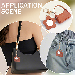 1Pc Portable Imitation Leather Bag Keychain&nbsp;AJEW-CL0001-64A