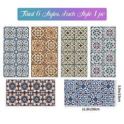 6Pcs PVC Waterproof Decorative Stickers&nbsp;DIY-WH0657-035