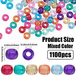 1100Pcs Plastic Beads&nbsp;KY-PA0001-06