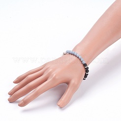 Natural Angelite Stretch Bracelets&nbsp;BJEW-JB03739-05