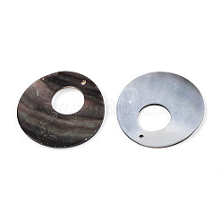 Natural Black Lip Shell Pendants&nbsp;SHEL-N038-18