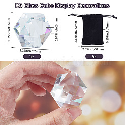 K5 Glass Cube Display Decorations&nbsp;AJEW-WH20054-006
