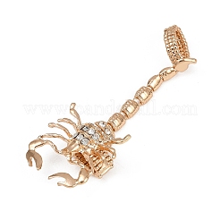 Alloy Rhinestone Stretch Rings&nbsp;AJEW-B107-03KCG