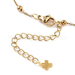 304 Stainless Steel Round Ball Cable Chain Bracelet Making&nbsp;AJEW-JB01331-01