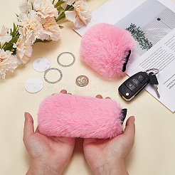 Plush Car Gear & Handbrake Cover Sets&nbsp;AJEW-CL0003-59A