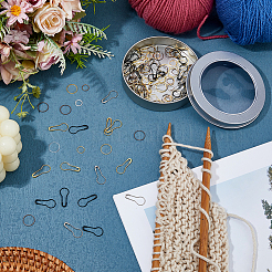 DIY Locking Stitch Marker Making Finding Kits&nbsp;DIY-HS0002-16