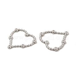 Tarnish Resistant 304 Stainless Steel Linking Ring Rhinestone Settings&nbsp;STAS-A070-27P