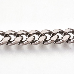 Iron Cuban Link Chains&nbsp;CH-R013-9x8mm-B