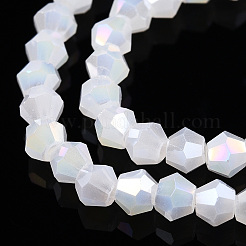 Imitation Jade Electroplate Glass Beads Strands&nbsp;EGLA-A039-J2mm-B06