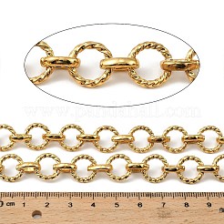 304 Stainless Steel Twist Ring Link Chains&nbsp;CHS-G051-14G