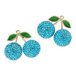 2Pcs Alloy Cherry Charms&nbsp;FIND-TA0009-30B