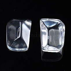 Transparent Rectangle Resin Cabochons&nbsp;CRES-N031-006A-A01