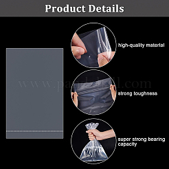Rectangle Open-End Transparent Plastic Bags&nbsp;PE-WH0006-01C