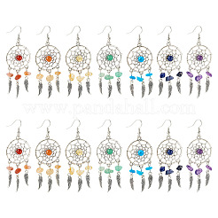 Brass Dangle Earring&nbsp;EJEW-TAC00017