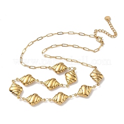 Ocean 304 Stainless Steel Link Chain Necklaces for Women&nbsp;LS-NJEW-A060-01D-G