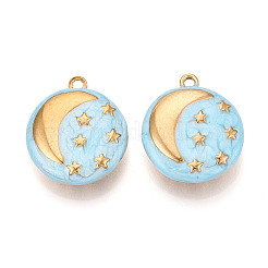 304 Stainless Steel Enamel Pendants&nbsp;STAS-N124-02G