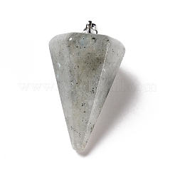 Natural Labradorite Pendants&nbsp;G-F714-02B
