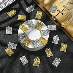 18Pcs 6 Styles Zinc Tibetan Style Alloy Pendants&nbsp;FIND-YW0004-70A