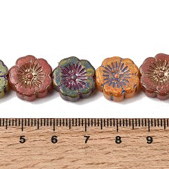 Painted Glass Beads Strands&nbsp;GLAA-Z021-15A