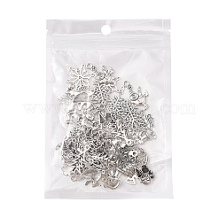 60Pcs 10 Style Tibetan Style Alloy Pendants&nbsp;FIND-FS0001-27