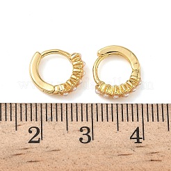 Brass Hoop Earrings&nbsp;EJEW-D337-14B-G