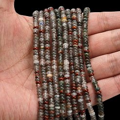 Natural African Bloodstone Beads Strands&nbsp;G-L635-A28-4x2mm