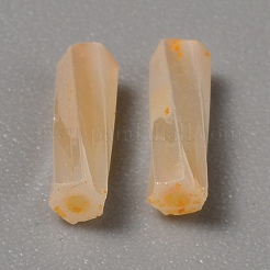 Opaque Colours Glass Twist Bugle Beads&nbsp;GLAA-WH0039-08I