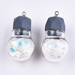 Opaque Resin Pendants&nbsp;RESI-T051-06A