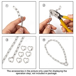 Brass Screw Carabiner Lock Charms&nbsp;KK-T047-04P