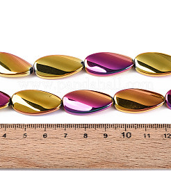 Electroplate Glass Beads Strands&nbsp;EGLA-N055-02L