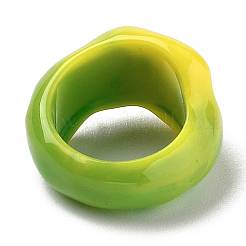 Resin Finger Rings&nbsp;X-RJEW-Z007-05B