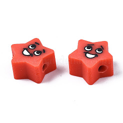 Handmade Polymer Clay Beads&nbsp;X-CLAY-N008-028