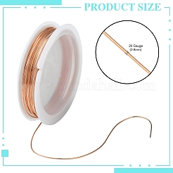 Round Copper Jewelry Wire&nbsp;CWIR-S002-0.8mm-03