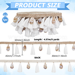 5 Yards Polyester Lace Trims&nbsp;SRIB-PH0001-66B
