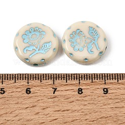 Painted Opaque Acrylic Beads&nbsp;AC-CBAA127-02B