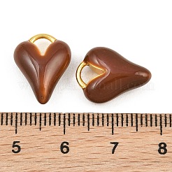 Brass Enamel Pendants&nbsp;KK-CBACBC6-04G