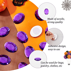Self-Adhesive Acrylic Rhinestone Stickers&nbsp;SACR-FG0001-02A