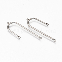 Tarnish Resistant 304 Stainless Steel Asymmetric Length Chandelier Component Links&nbsp;X-STAS-T050-029P