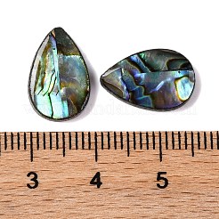 Natural Paua Shell Epoxy Resin Cabochons&nbsp;SSHEL-S279-01E
