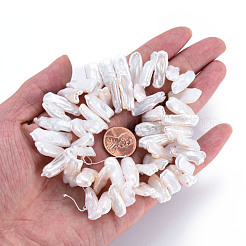 Natural Keshi Pearl Beads Strands&nbsp;PEAR-S020-H04