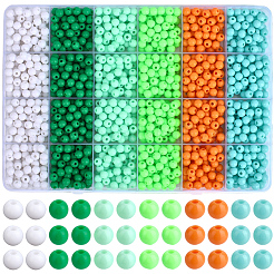 1440Pcs 6 Styles Opaque Acrylic Beads&nbsp;MACR-PA0001-78