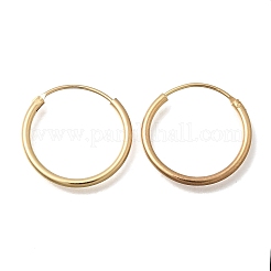 Brass Hoop Earrings&nbsp;EJEW-G474-01G-03