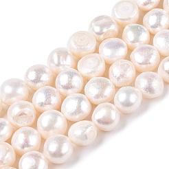 Natural Cultured Freshwater Pearl Beads Strands&nbsp;PEAR-N014-10D