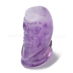 Natural Amethyst Carved Healing Skull Figurines&nbsp;G-H288-04-06